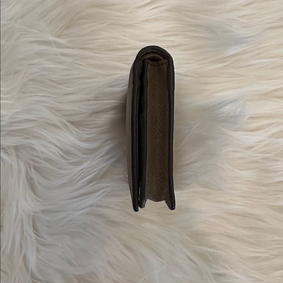 Michael Kors Taupe Wallet with Gold Logo - Picture 6 of 6